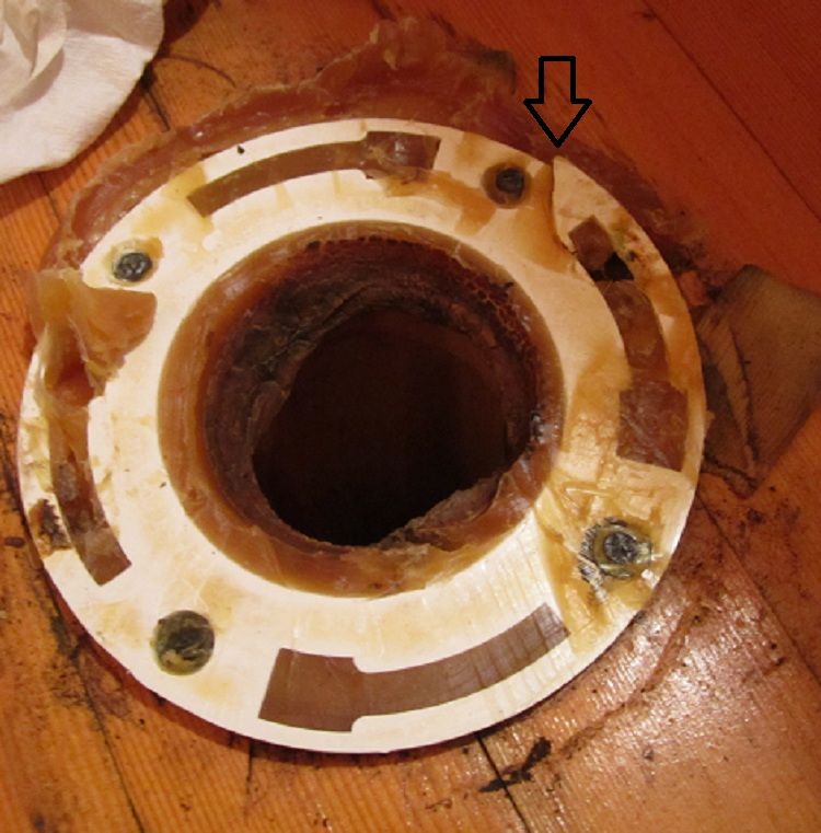 What does a toilet flange repair ring do?