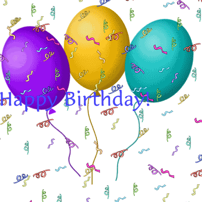 HappyBirthday-confetti.gif haPPy Birthday ~ balOOns &amp; confeTTi image by jimiznhb