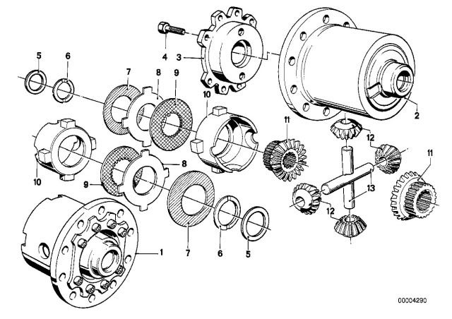 Differential LIMITED SLIP DIFFERENTIAL UNIT