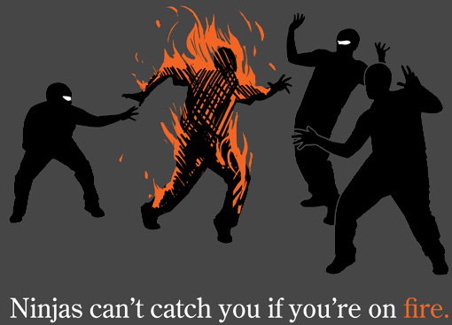 ninjas-cant-catch-you-if-youre-on-fire.gif