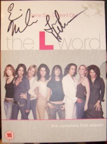 signed by Laurel Holloman and