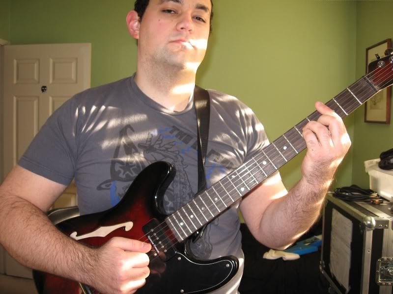 Fixing neck dive on smallbodied semihollow Electric Guitars