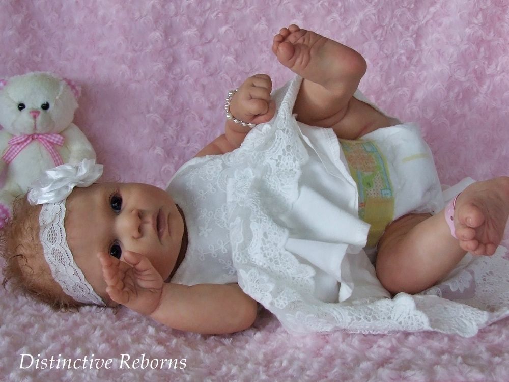 Distinctive Reborns PROTOTYPE Newborn Reborn Baby Girl Doll Indra by