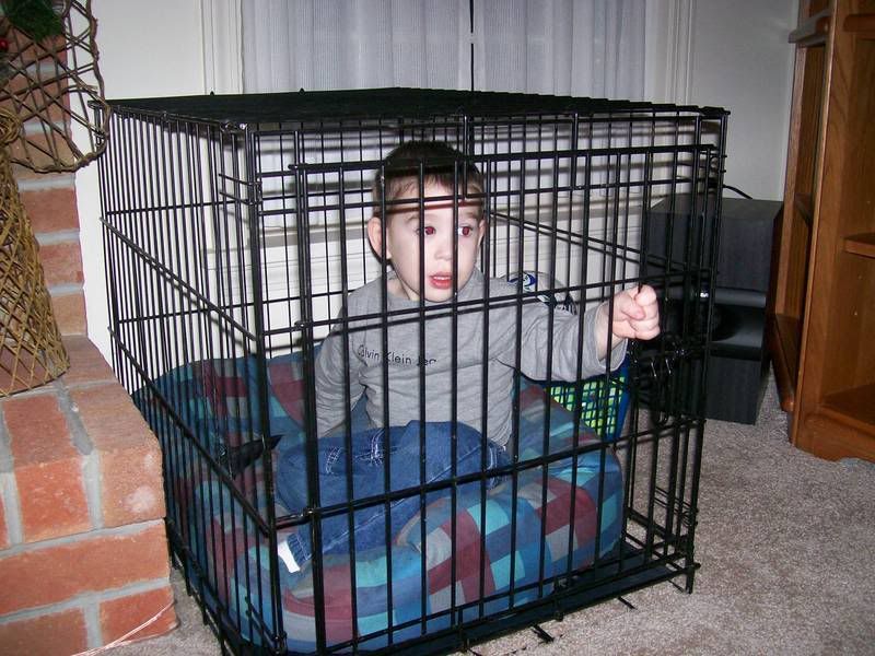 Child In Cage