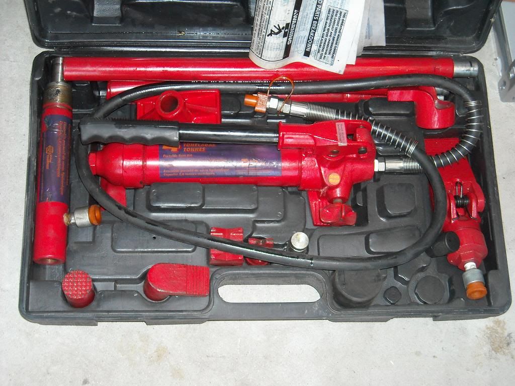 Napa 4Ton Hydraulic Ram/Press/Spreader Tool Kit eBay