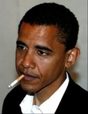 pictures of barack obama smoking. SENATOR BARACK OBAMA IS IN