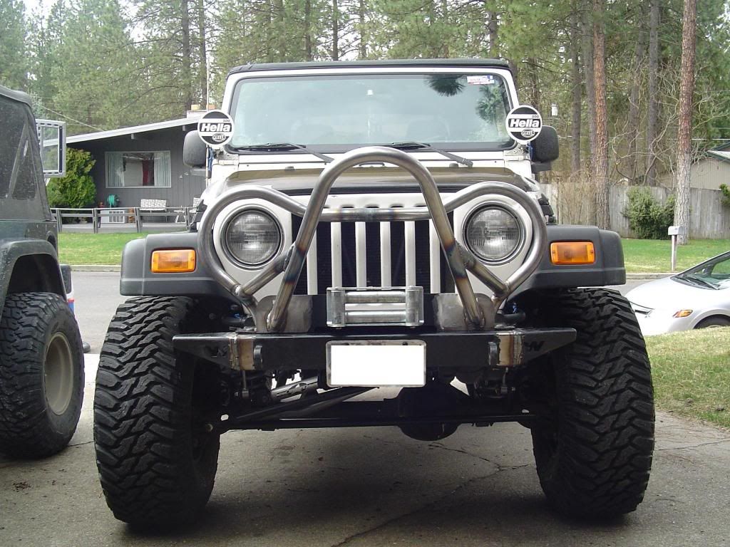 Custom fabricated bumpers full size jeep #1