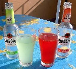 Bacardi Breezers, Tropical Lime and Ruby Red Grapefruit flavors, are considered Alcopops