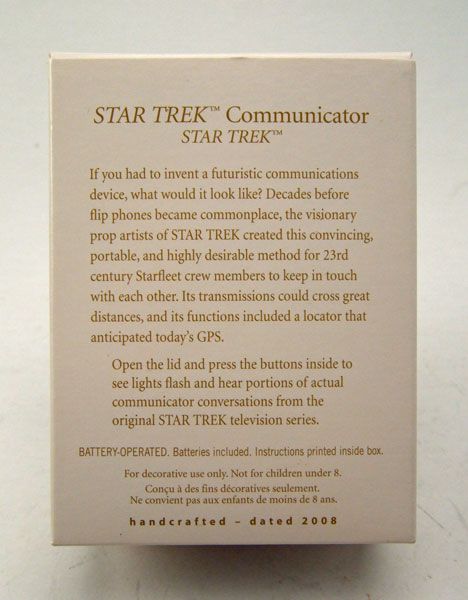 2008 Star Trek - Communicator Hallmark Ornament