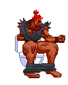 Akuma taking a dump Pictures, Images and Photos