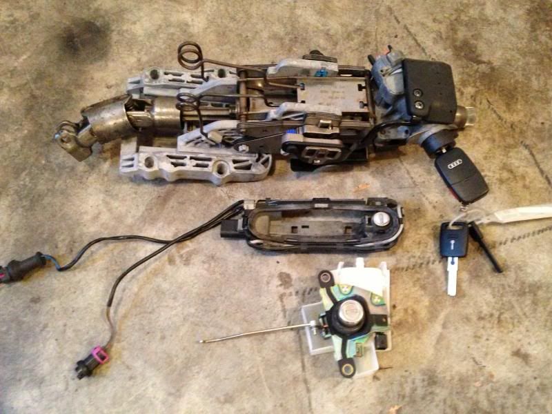 FS Complete B5 S4 ReKey Kit Steering Column/Ignition, Door & Trunk