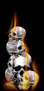 Skulls.gif Flaming Skulls image by pf627_2006