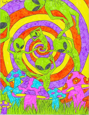 Retro Alien Fantasy Art Pictures, Images and Photos