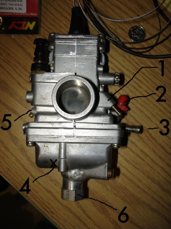 flat slide carb install questions