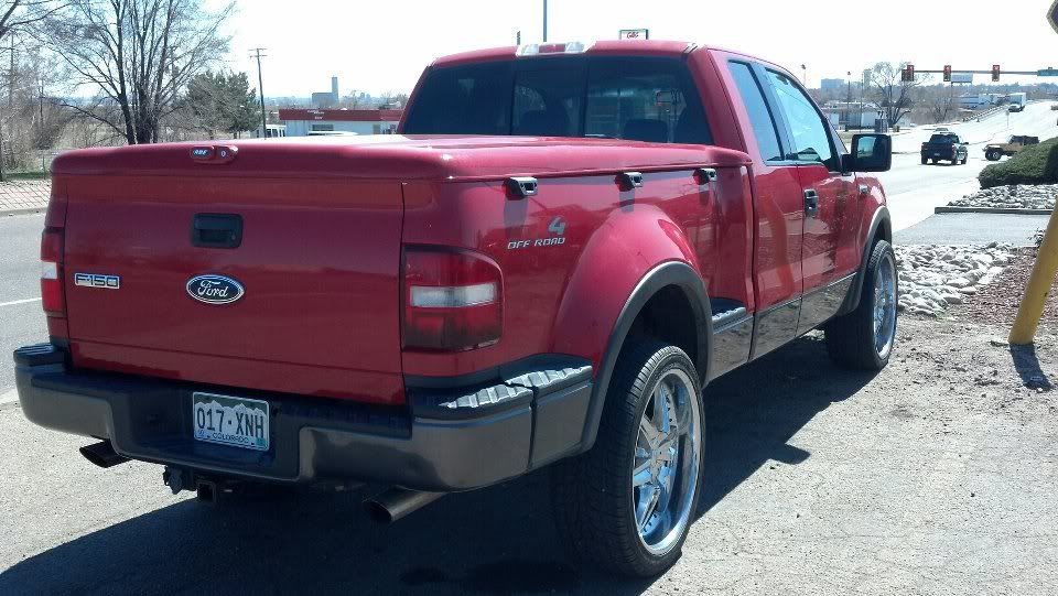 2004 F150 FX4. Picture taken day I bought it. Old owner's license plates