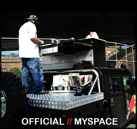 DJ T-KUT IN THE HUMMER