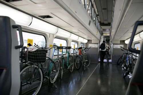 Caltrain bike train