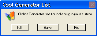 Error Message Generator