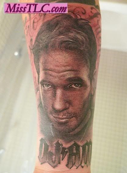 Kat Von D's DJ AM Tattoo Sorry but I think this one looks more like David