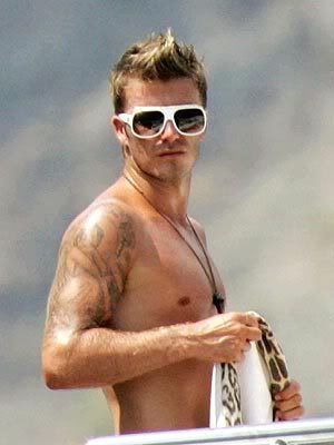 david beckham tattoos meanings. Angel Tattoo -- Located on his