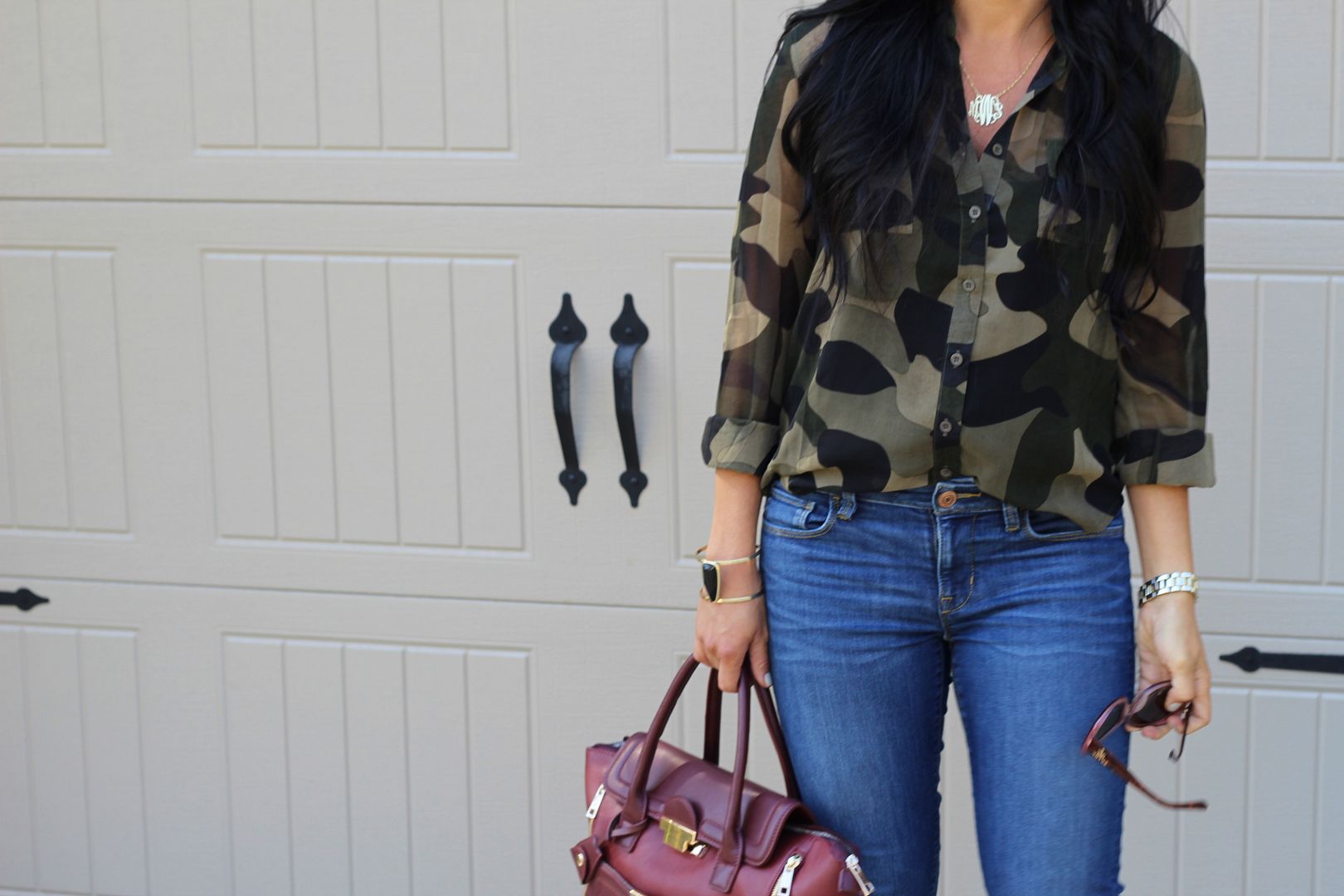 Camo and Burgundy: Stilettos and Diapers