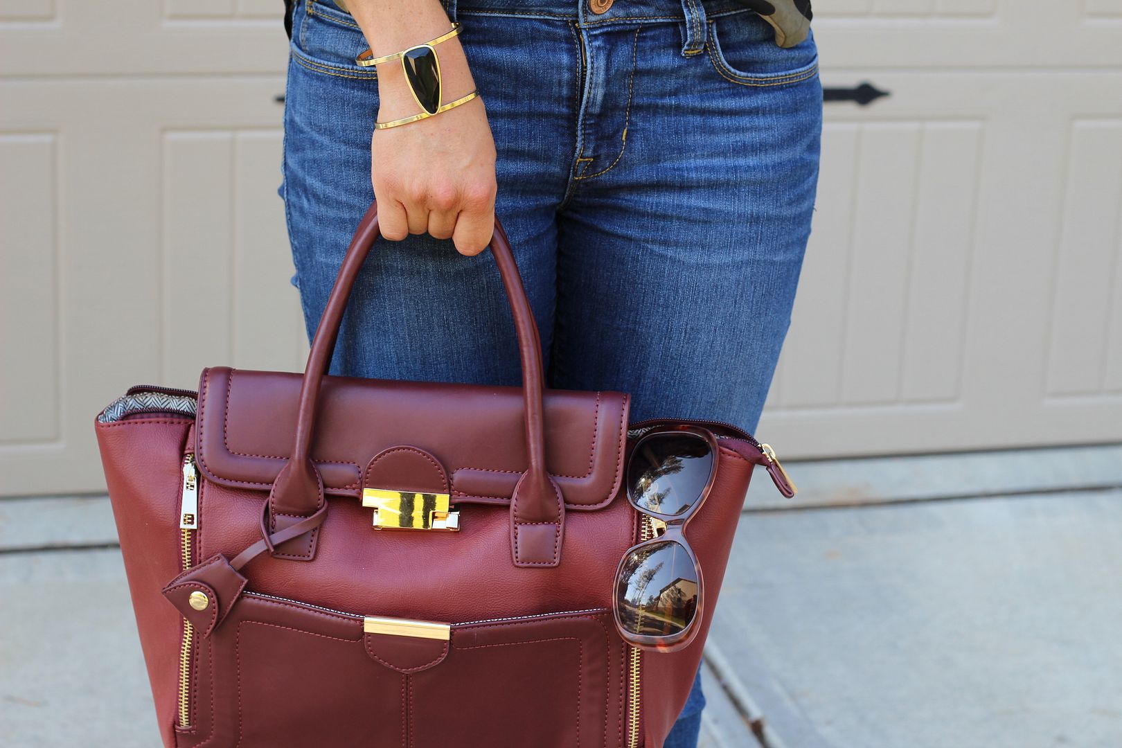 Camo and Burgundy: Stilettos and Diapers