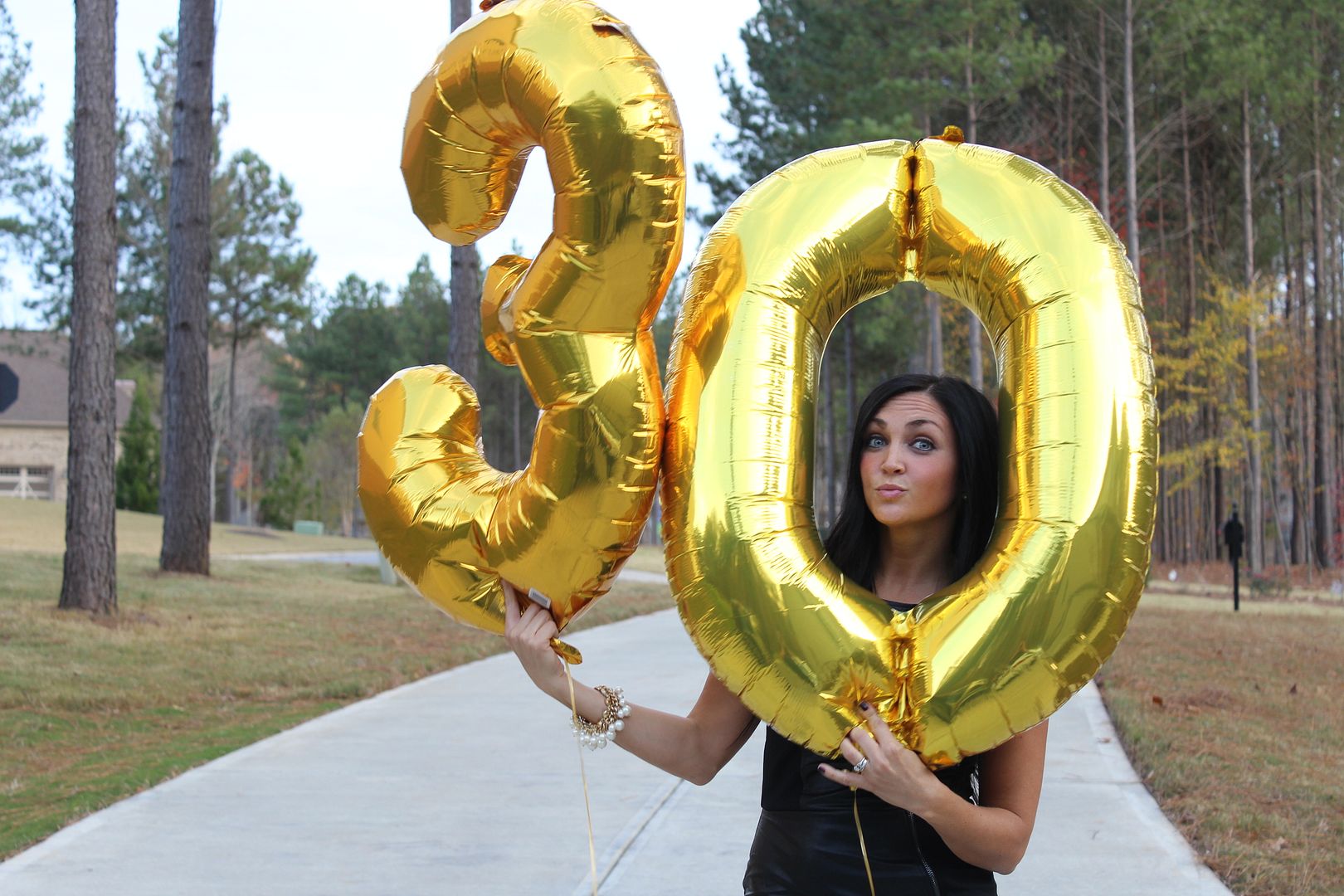 Black and Gold 30th Birthday