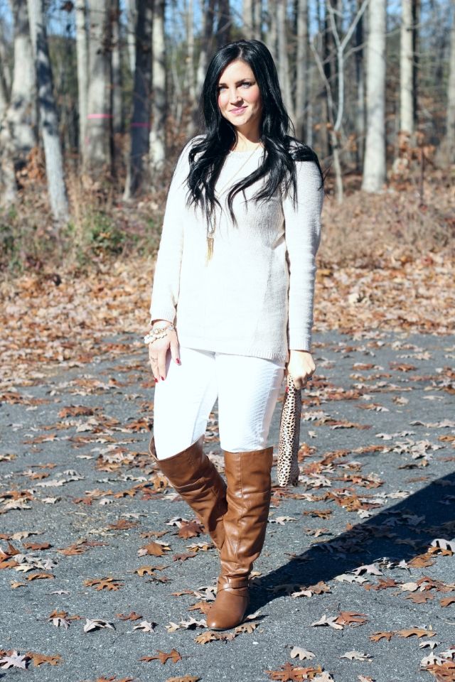 How to wear winter white: Stilettos and Diapers