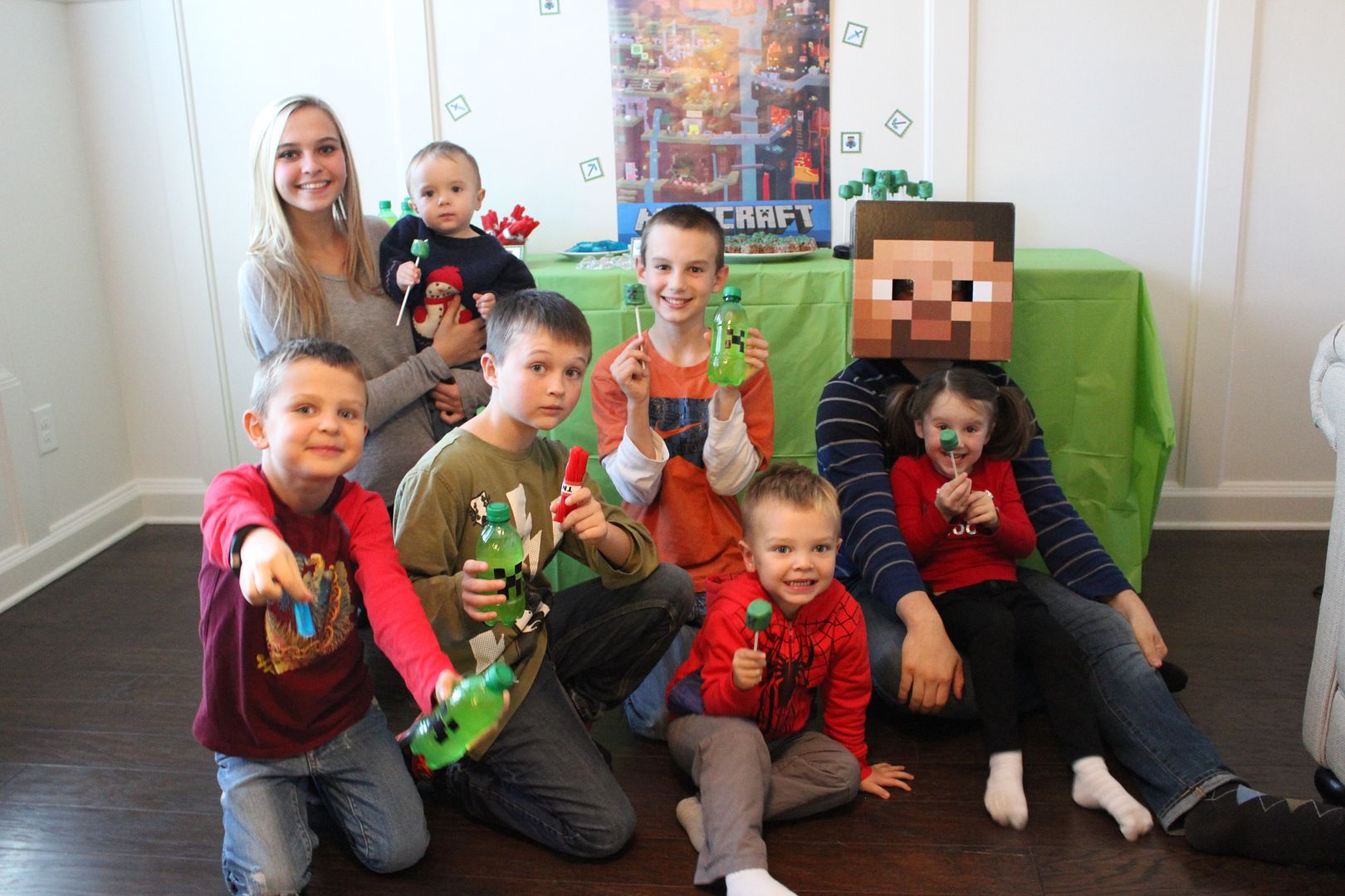 Minecraft Gameband Party: Stilettos and Diapers