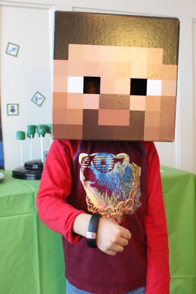 Minecraft Gameband Party: Stilettos and Diapers