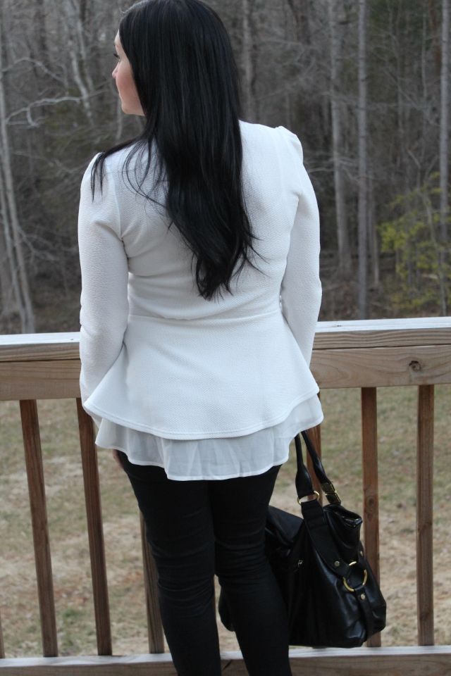 Black and White Fashion via Stilettos and Diapers