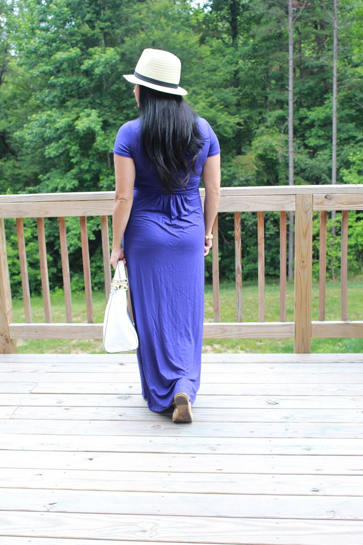 BumpStyle Box Review, Maternity Maxi Dress via Stilettos and Diapers