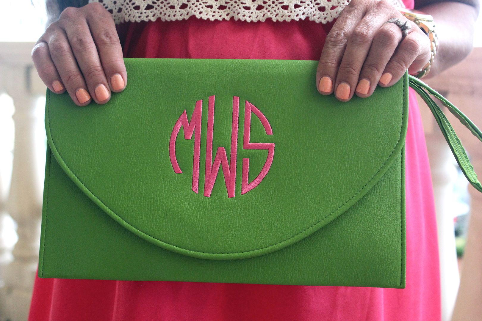 30 Weeks pregnant, 9th and Elm, Monogram Clutch Giveaway