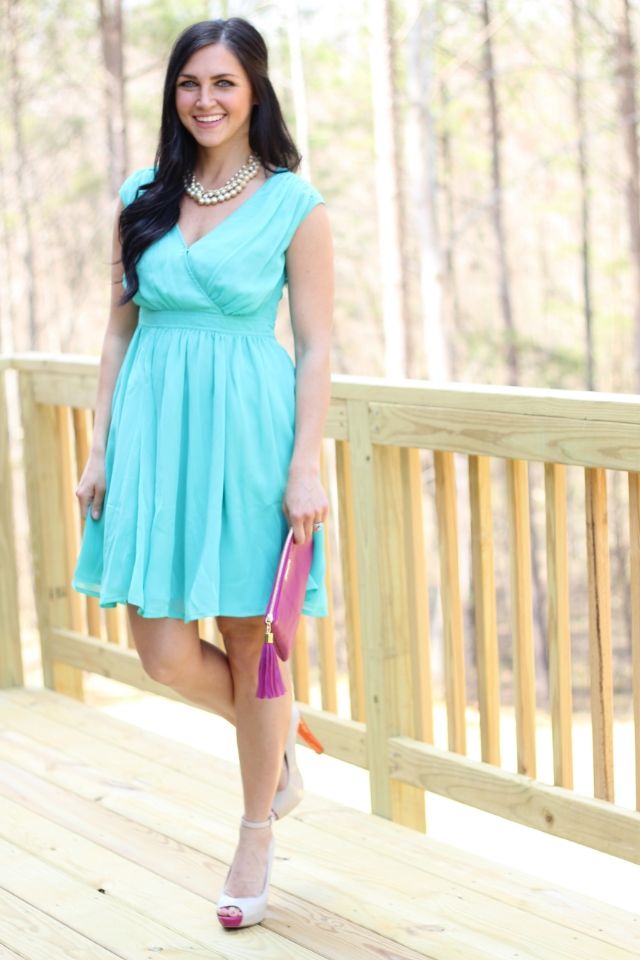 Pearls, Mint, Monogram