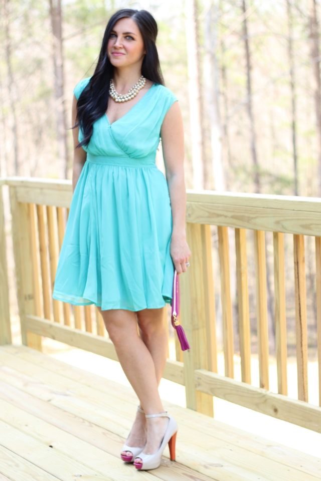Pearls, Mint, Monogram