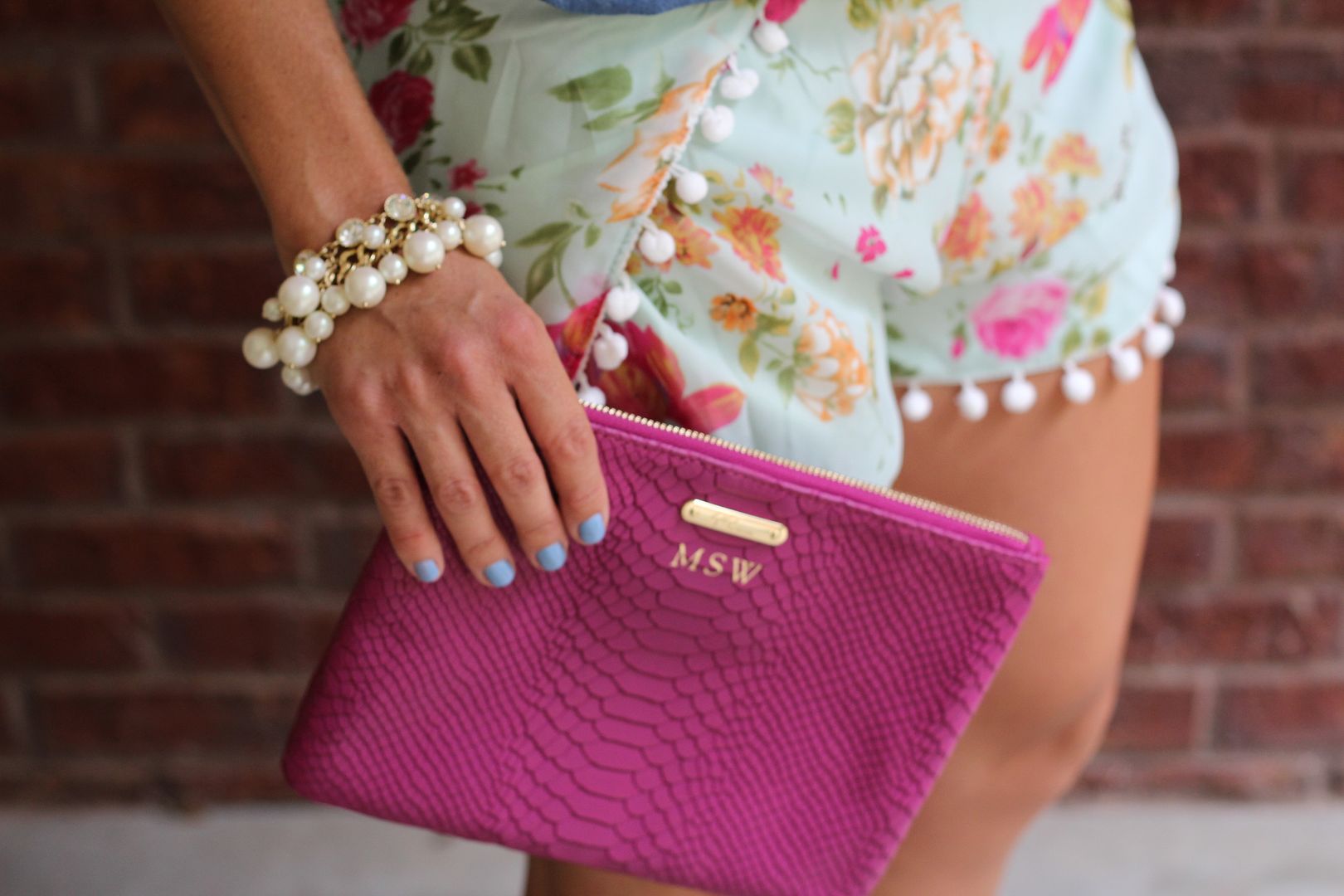 Stilettos and Diapers: Pom Shorts, Gigi Bag