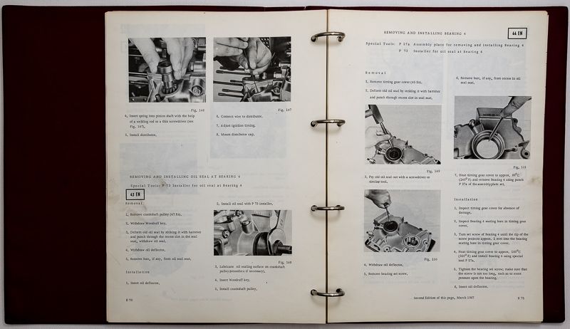 Find Porsche Factory Engine Service Guide 912 -September 1966 in