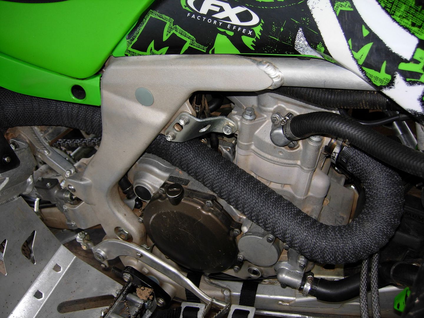 Dasa exhaust and header wrap Kawasaki KFX450 Forum