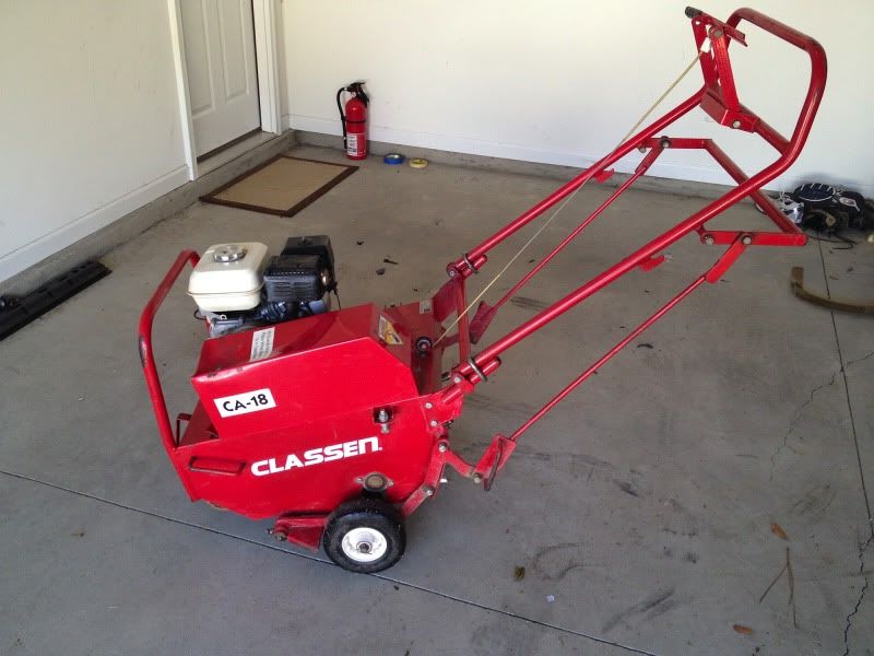 Want to sell or Trade Classen CA18 Plug Aerator 850 Augusta GA Lawn
