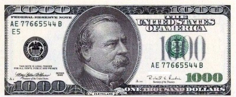 1000-dolar bill