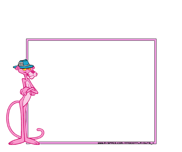 Pink Panther - Myspace Layout Preview - CreateBlog