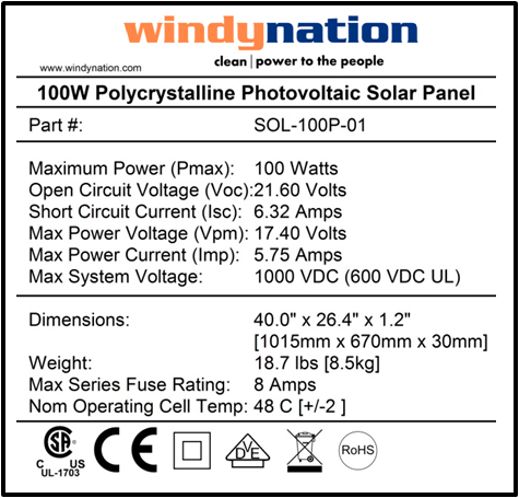 COMPLETE KIT 200 W Watt 200W Solar Panel + 1500W Inverter