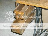  Sewing Machine With Cast Iron Treadle Base and Stand W/Drawers  