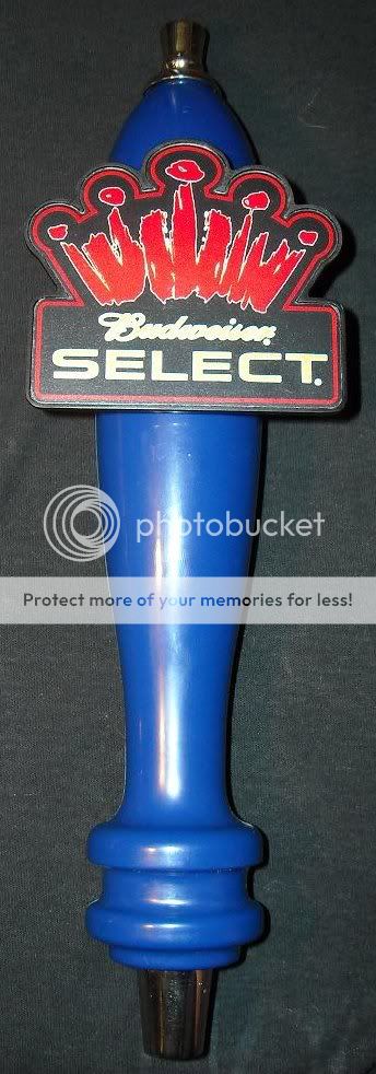 NEW Budweiser Select BLUE Animated Beer Tap Handle