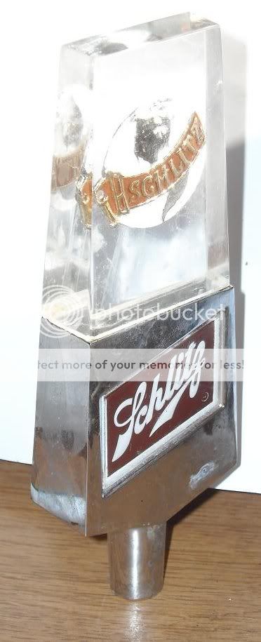 RARE Vintage 1968 Chrome/Acrylic Schlitz Tap Handle  