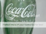 Vintage 1960s 1970s Coca Cola Bottles Evolution 13/14  