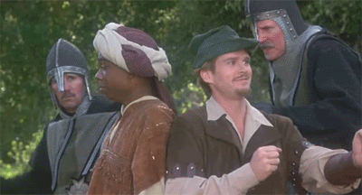 In the process of making robin hood: men in tights gifs. 