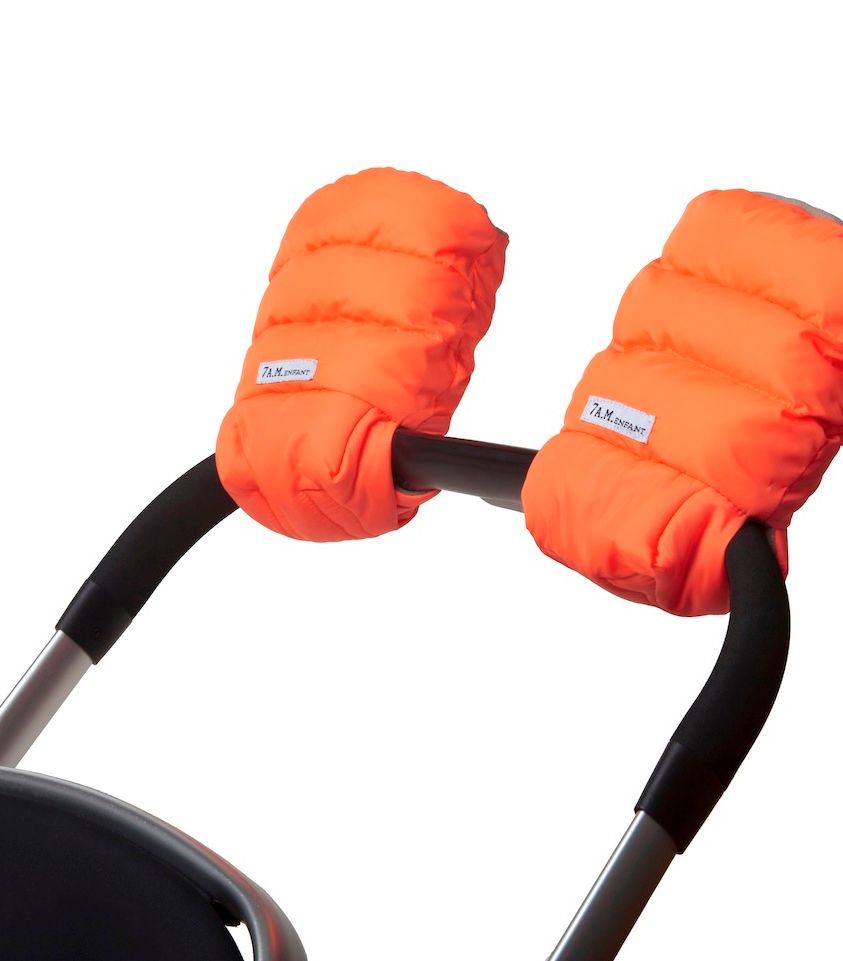7AM Enfant WarmMuffs are like sleeping bags for hands pushing strollers