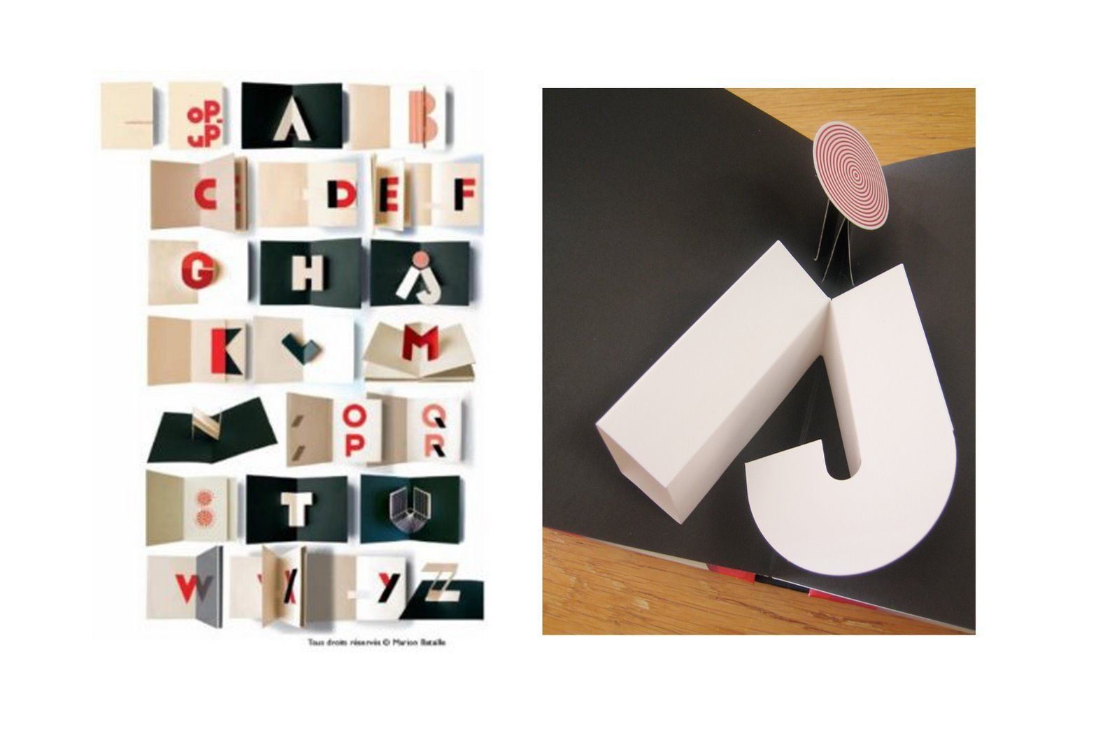 ABC3D pop-up book is a fantastic look at letters and paper cutting