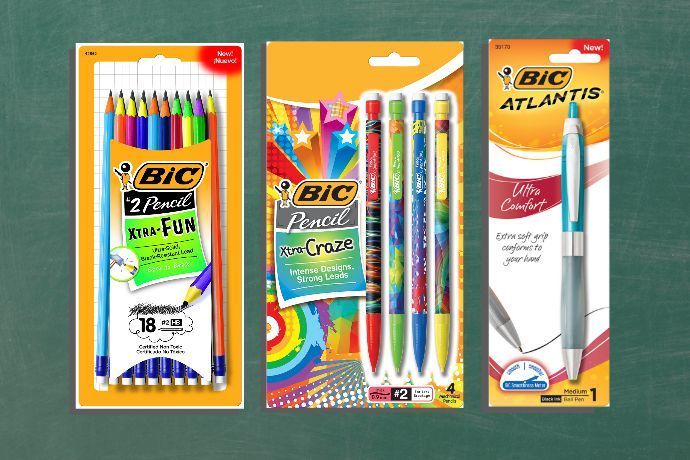 BIC makes new pencils + pens that make handwriting practice more fun